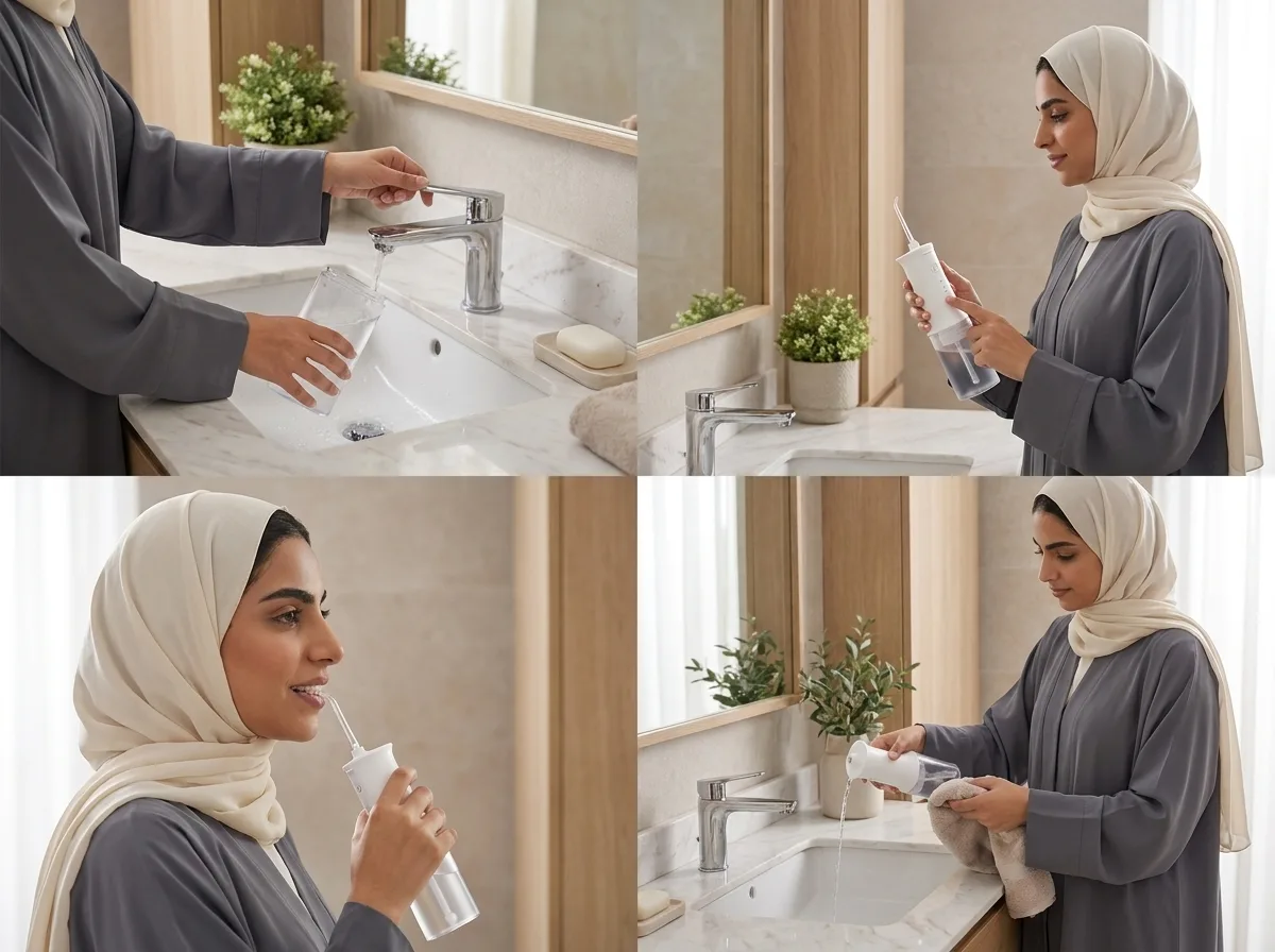 وجّهي على خط اللثة